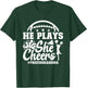He Plays She Cheers Grandma of Cheerleader & Football Player T-Shirt - T-Shirt | Forest