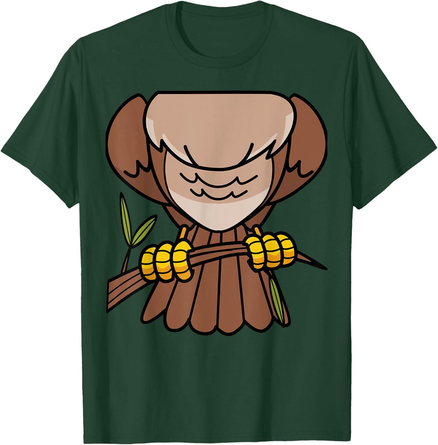 Funny Headless Owl Halloween Night Bird Costume Easy Outfit T-Shirt - T-Shirt | Forest