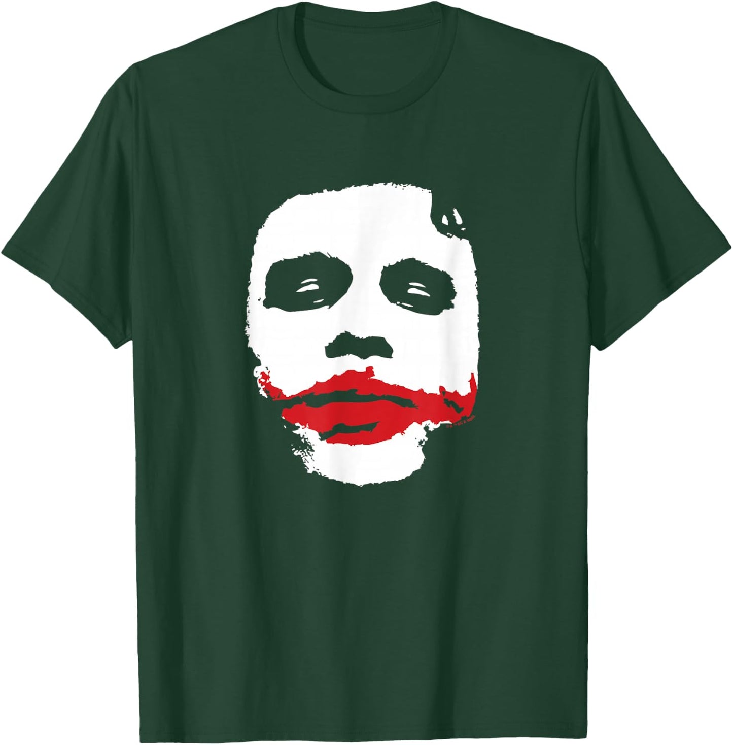 The Dark Knight Heath Ledger The Joker Face Paint Mask T-Shirt - T-Shirt | Forest