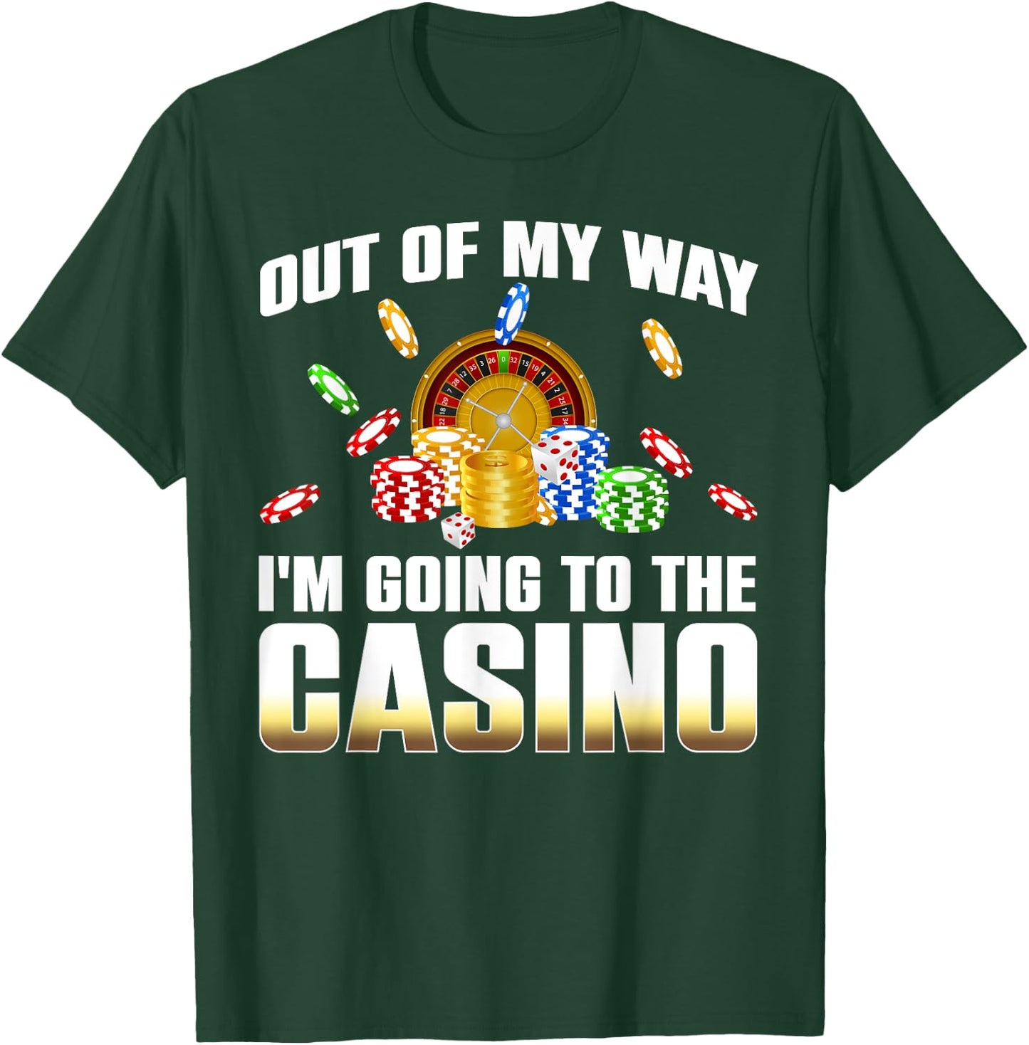 Cool Casino Women Las Vegas Gamblers Poker Player T-Shirt - T-Shirt | Forest