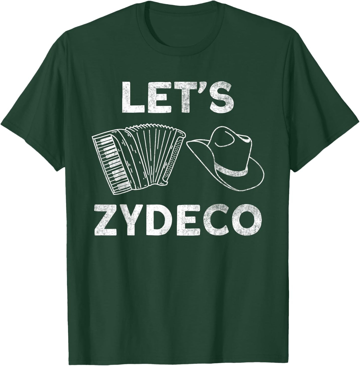 Let's Zydeco T-Shirt - T-Shirt | Forest