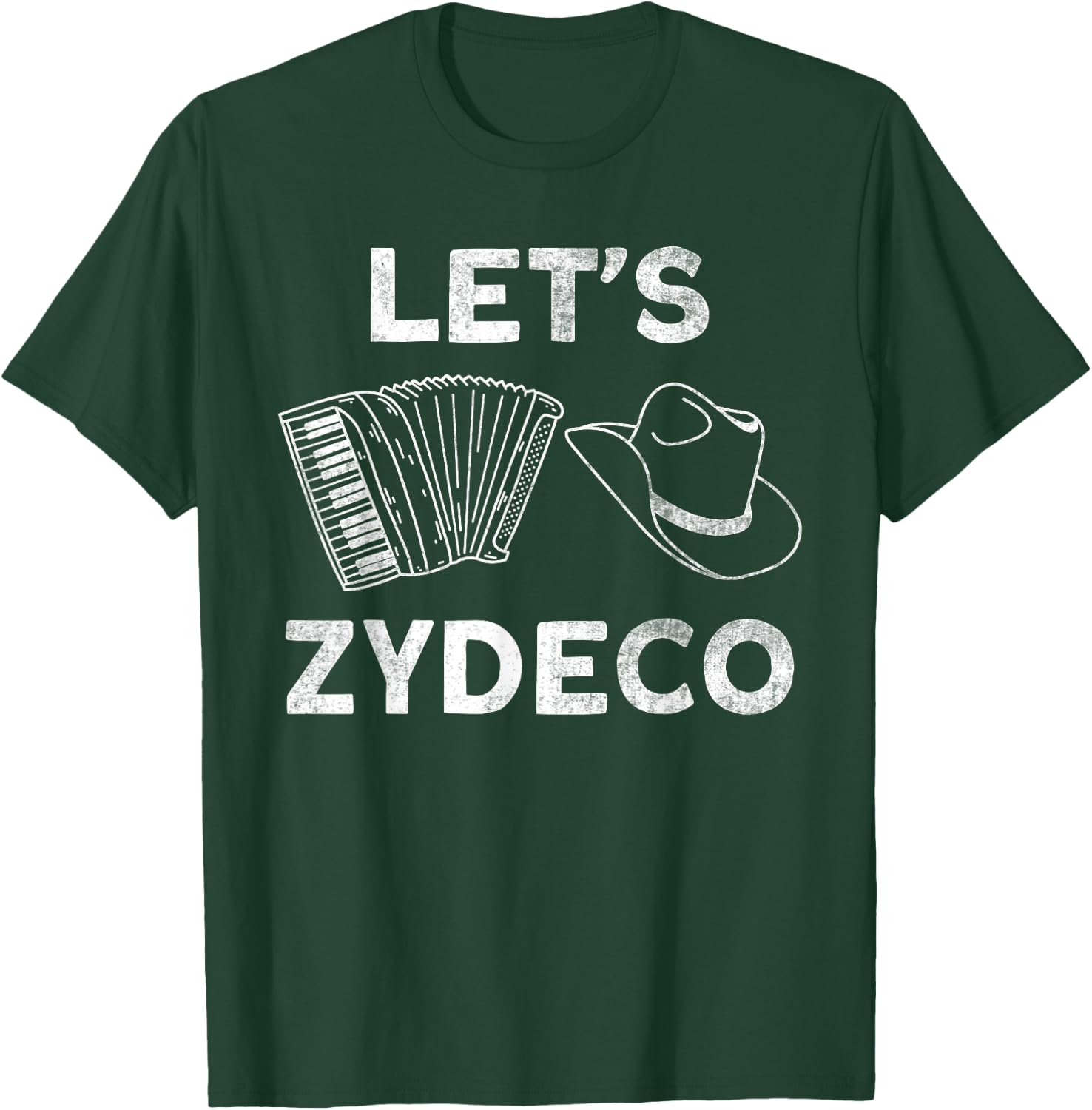 Let's Zydeco T-Shirt - T-Shirt | Forest