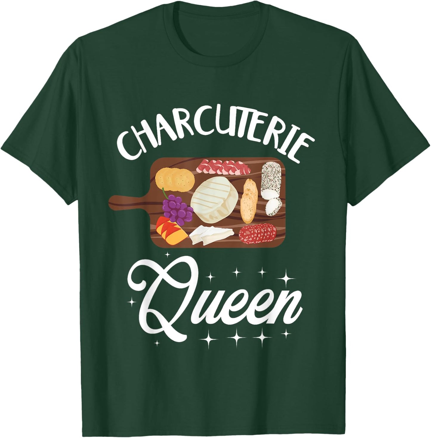 Charcuterie Queen Shirt Charcuterie Board Lover T-Shirt - T-Shirt | Forest
