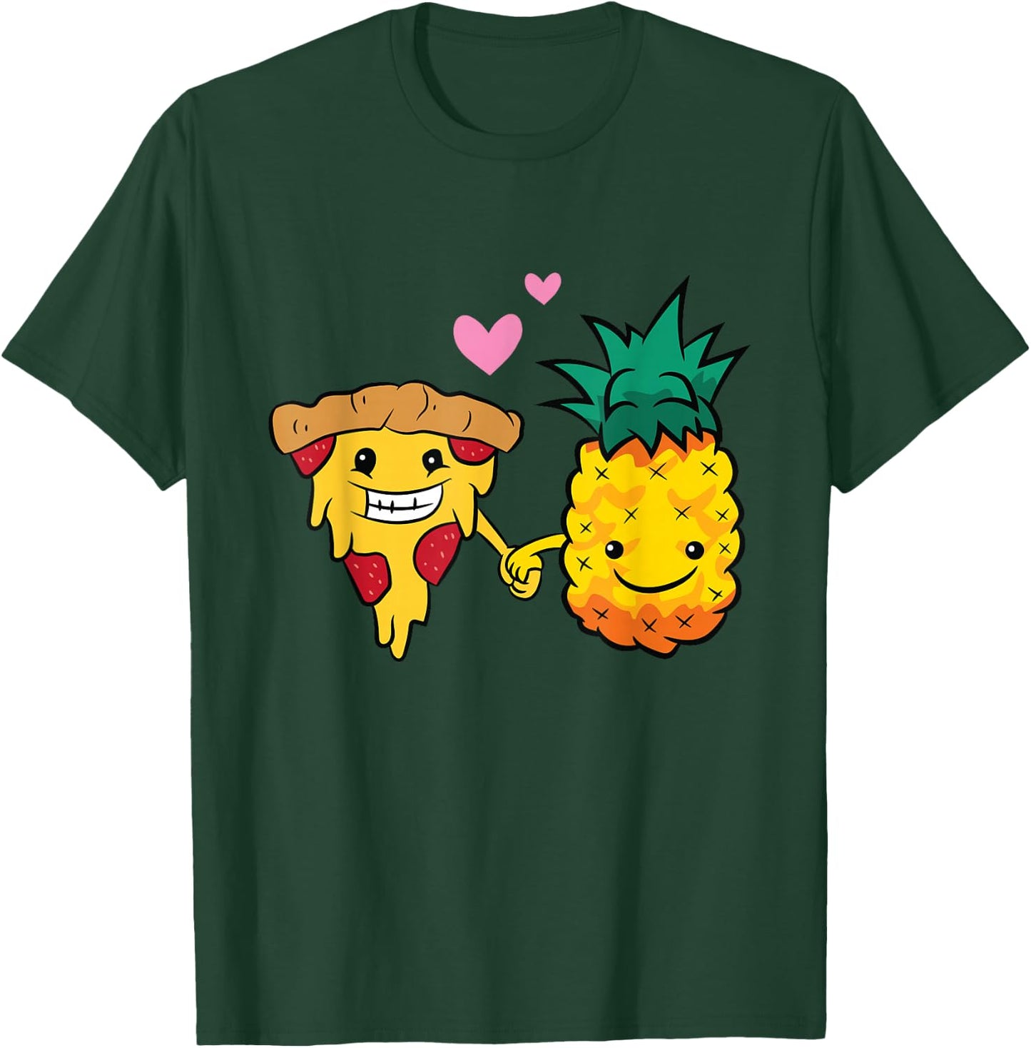 Funny Pizza Hawaii Lover Pineapple Pizza T-Shirt - T-Shirt | Forest
