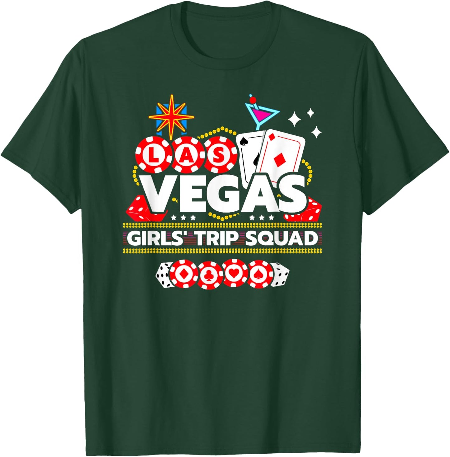 Las Vegas Vacation - Girls Trip Squad - Vegas Girls Trip T-Shirt - T-Shirt | Forest