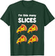Cute Pizza 4th Birthday I'm This Many Slices 4-Year-Old T-Shirt - T-Shirt | Forest