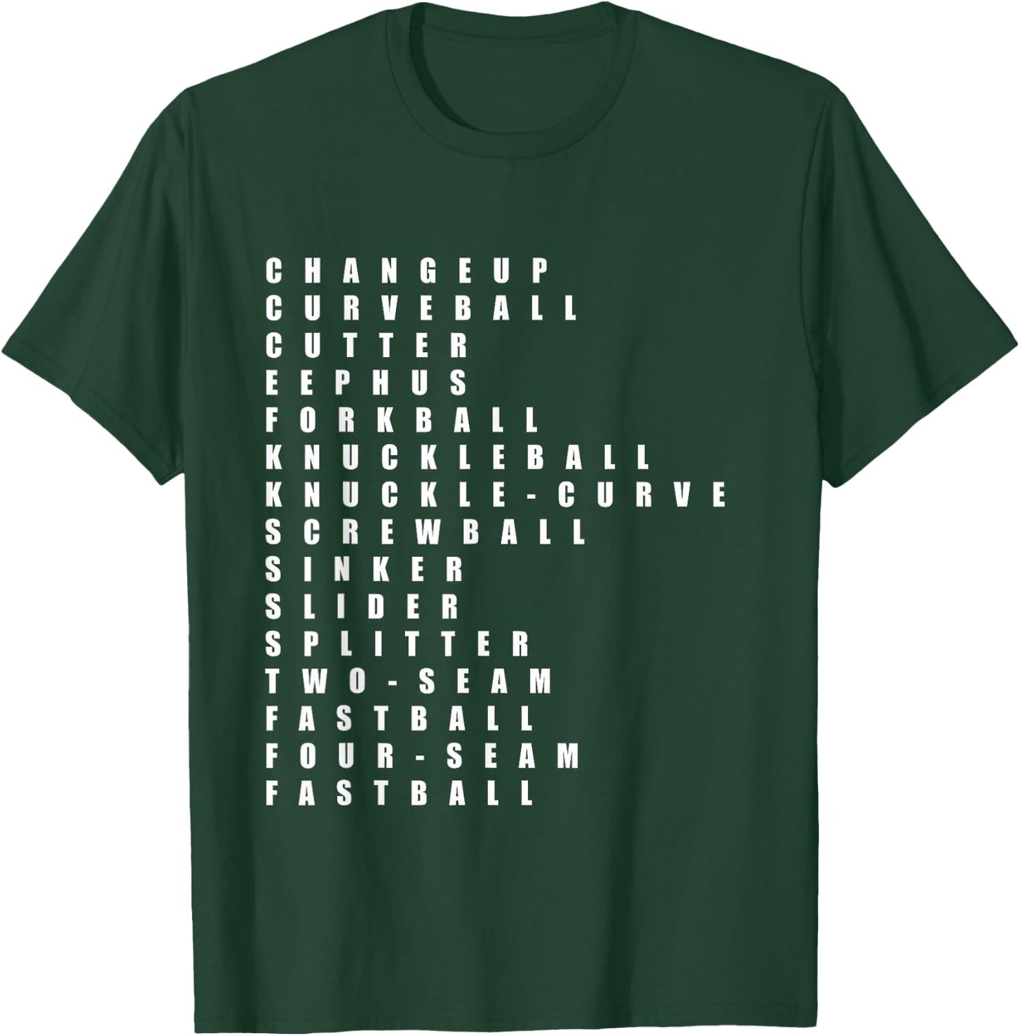 Pitcher Baseball Apparel - Baseball T-Shirt - T-Shirt | Forest