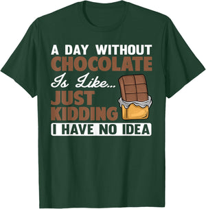 Cool Chocolate Women Dark Chocolate Lover Candy Bar T-Shirt - T-Shirt | Forest