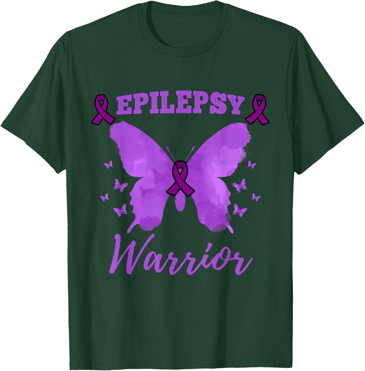 Epilepsy Warrior Epilepsy Awareness T-Shirt - T-Shirt | Forest