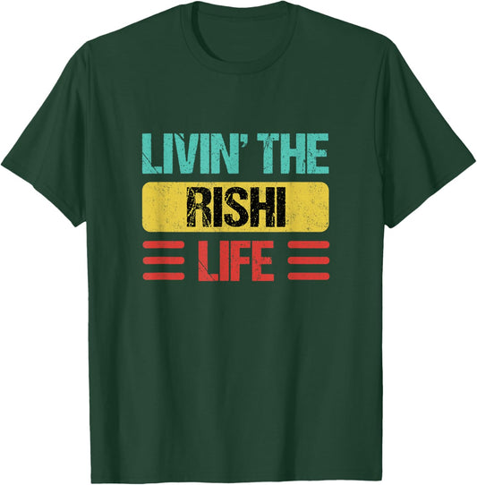 Rishi Name T-Shirt - T-Shirt | Forest