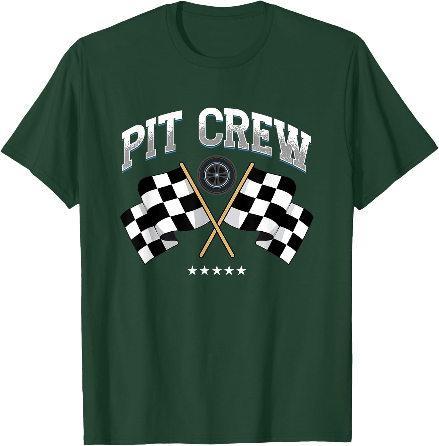Pit Crew | Motorsport Racing | Cars Pit Stop T-Shirt - T-Shirt | Forest
