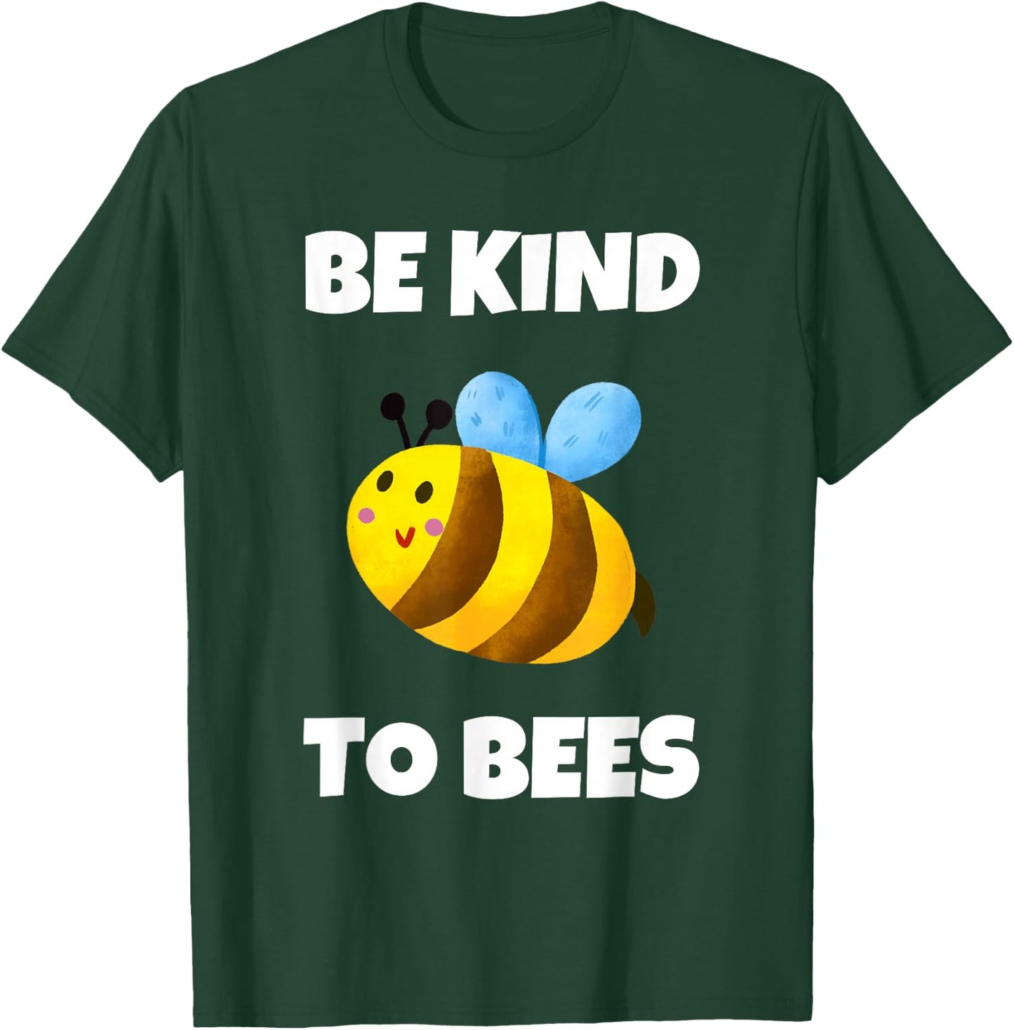 Cute Bumble Bee Be Kind To Bees Kids Men T-Shirt - T-Shirt | Forest