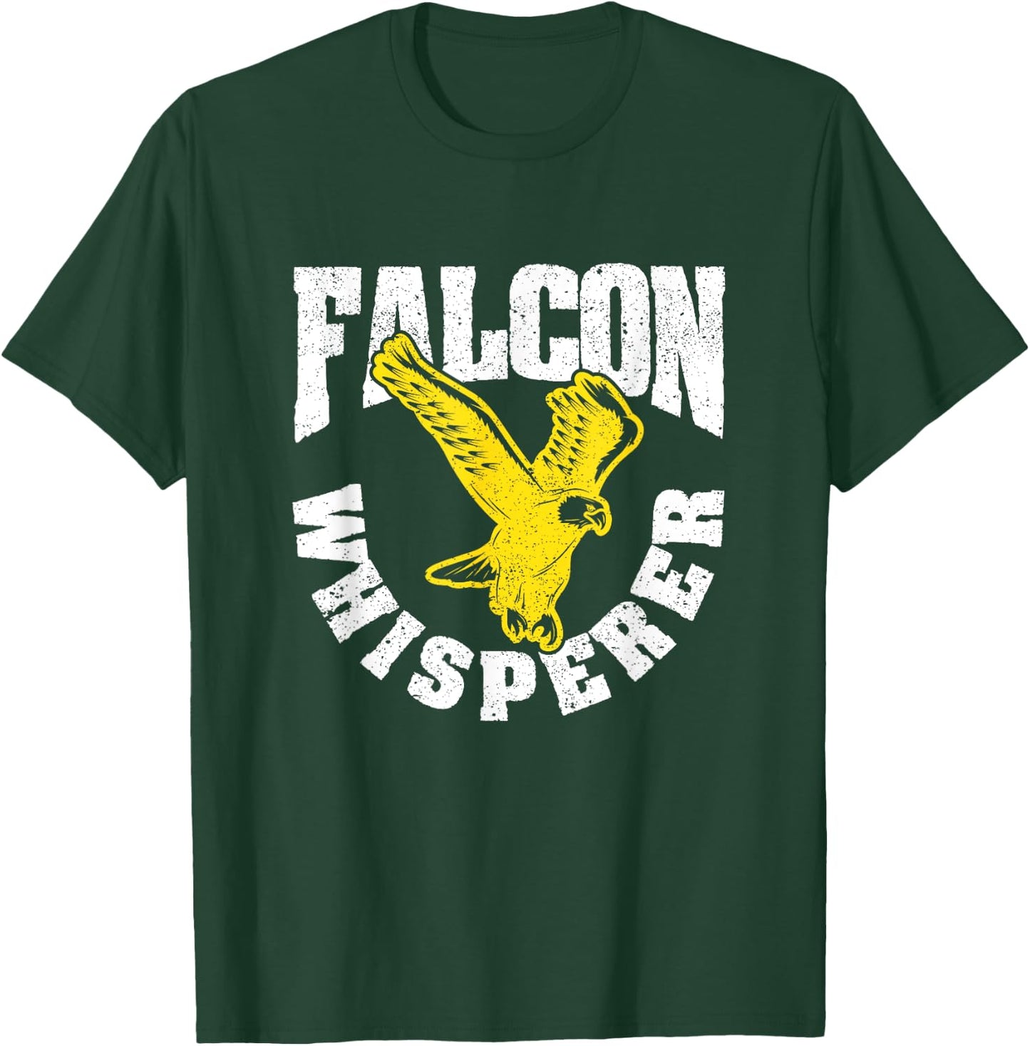 Falcon Whisperer Love Birds Hunter Falconry Hunting Trainer T-Shirt - T-Shirt | Forest