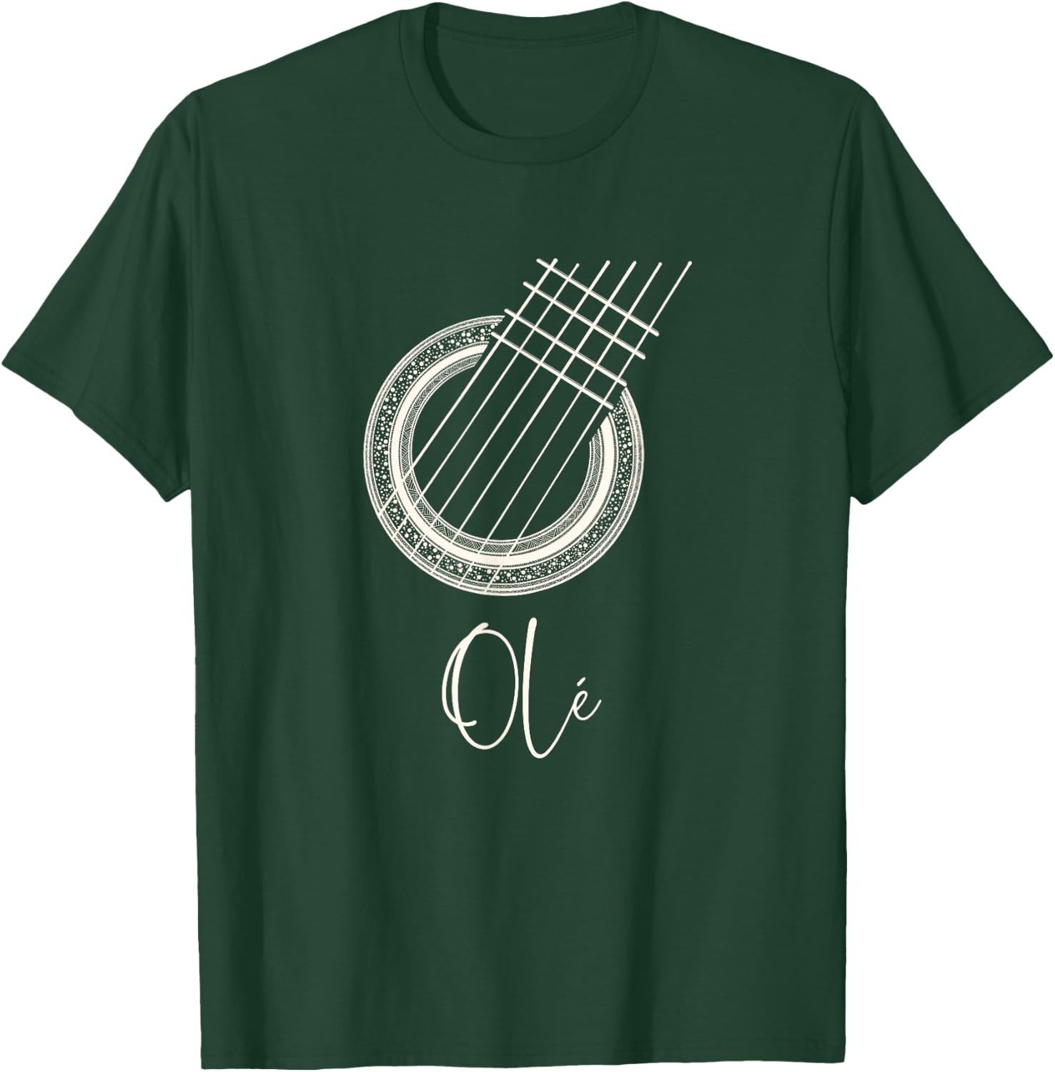 Ole Spanish Flamenco Guitar T-Shirt - T-Shirt | Forest