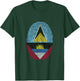 St Lucia and Antigua Fingerprint Saint Lucian Antiguan Roots T-Shirt - T-Shirt | Forest