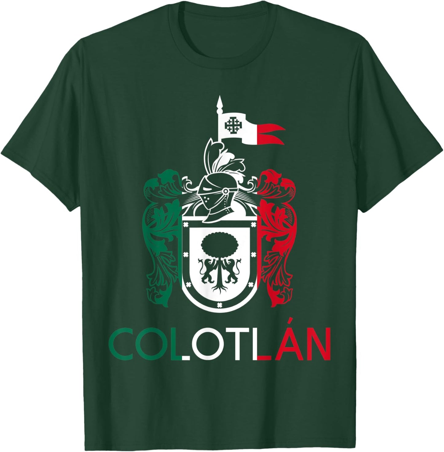 Colotlan Jalisco Estado De Mexico Escudo Eagle Aguila T-Shirt - T-Shirt | Forest
