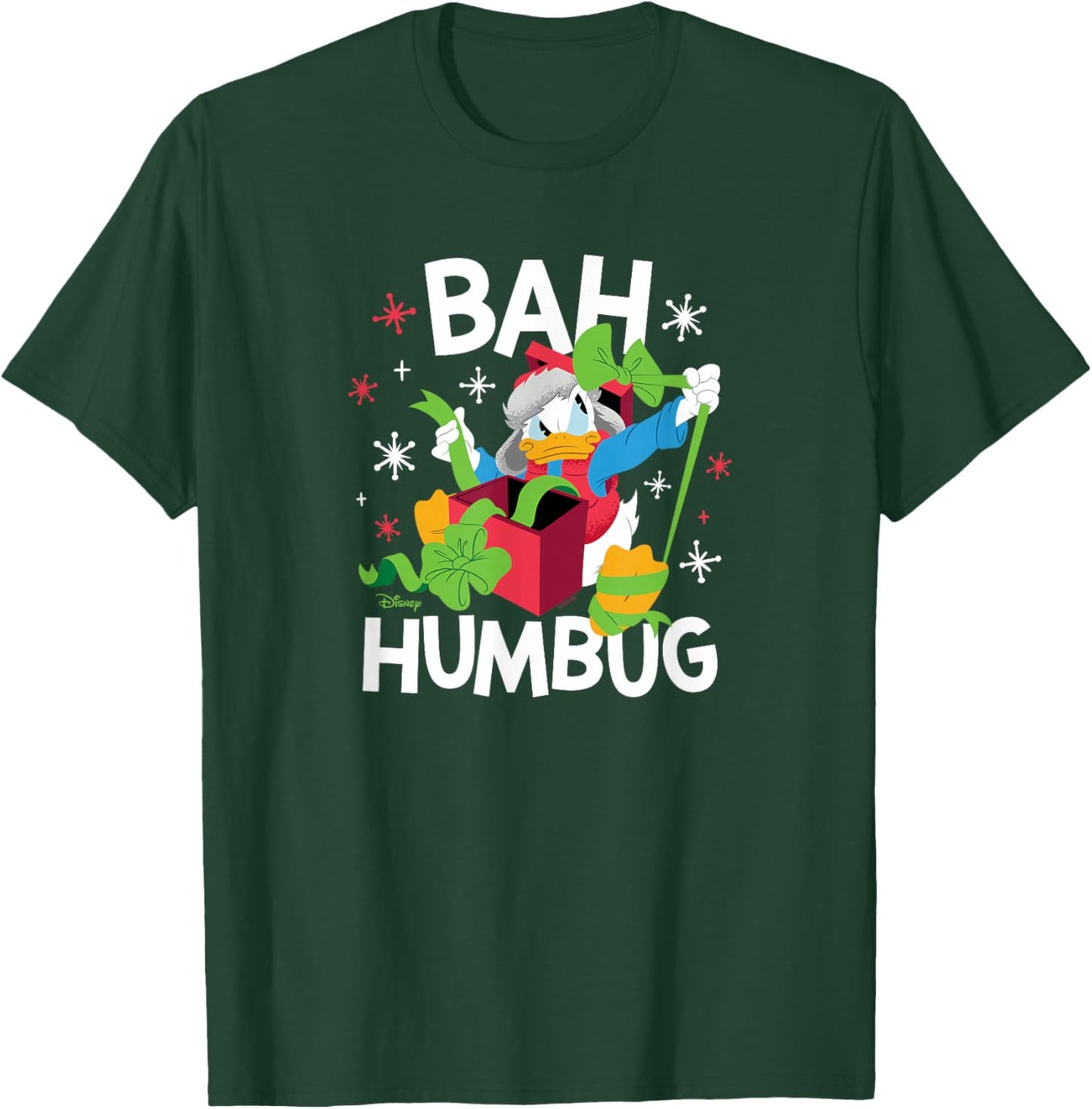 Donald Duck - Donald Duck Bah Humbug T-Shirt - T-Shirt | Forest