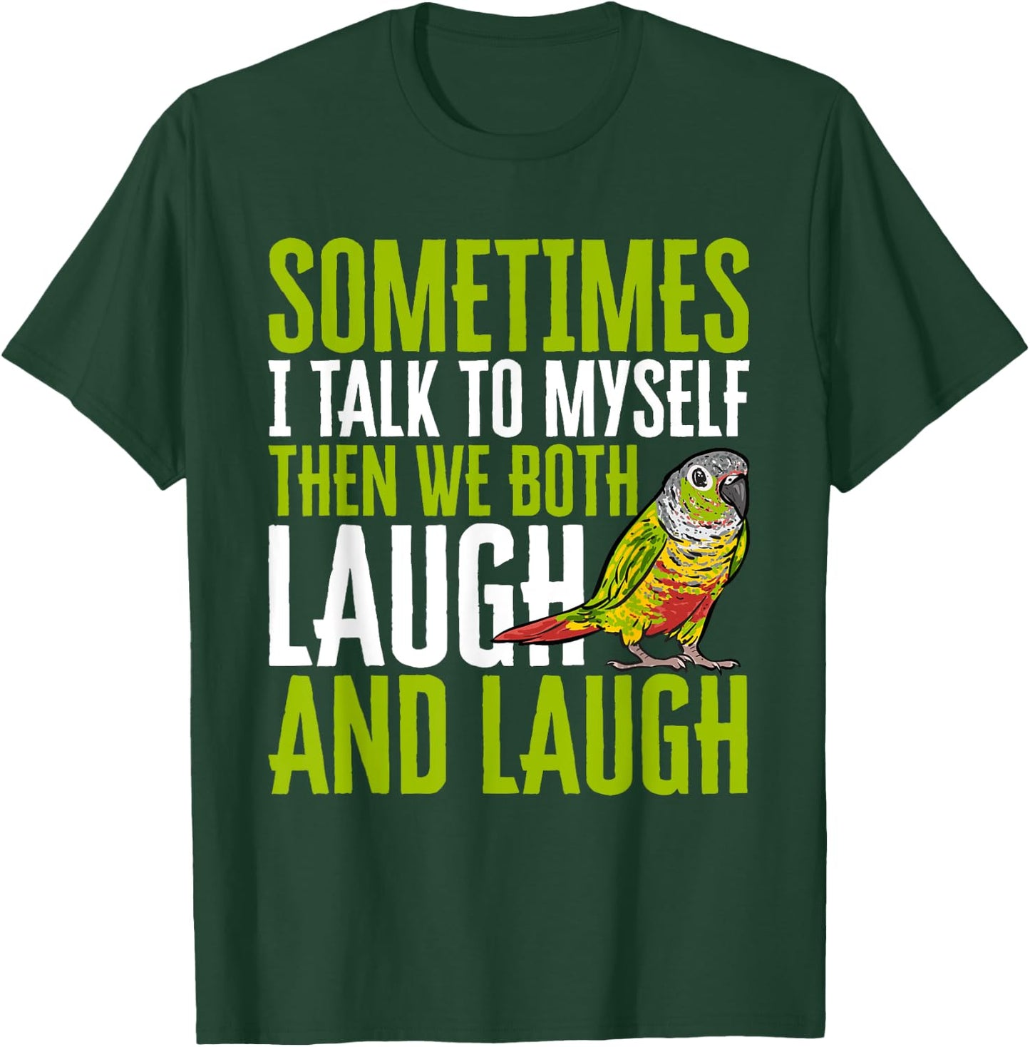 Green Cheek Conure Parrot Bird Conure T-Shirt - T-Shirt | Forest