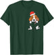 Pocket Beagle Santa Dog Christmas Xmas Men Women T-Shirt - T-Shirt | Forest