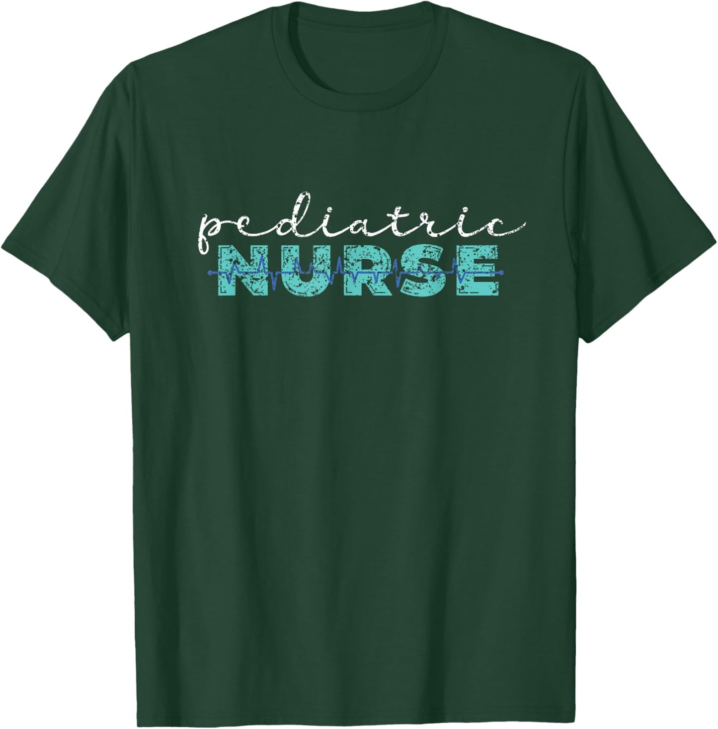 Pediatrics Nicu Pediatric Nurse Nurses Job - Women's Black Short Sleeve Letter Print - Pediatric Nursing Design, Lace Embellishment - Small T-Shirt - T-Shirt | Forest