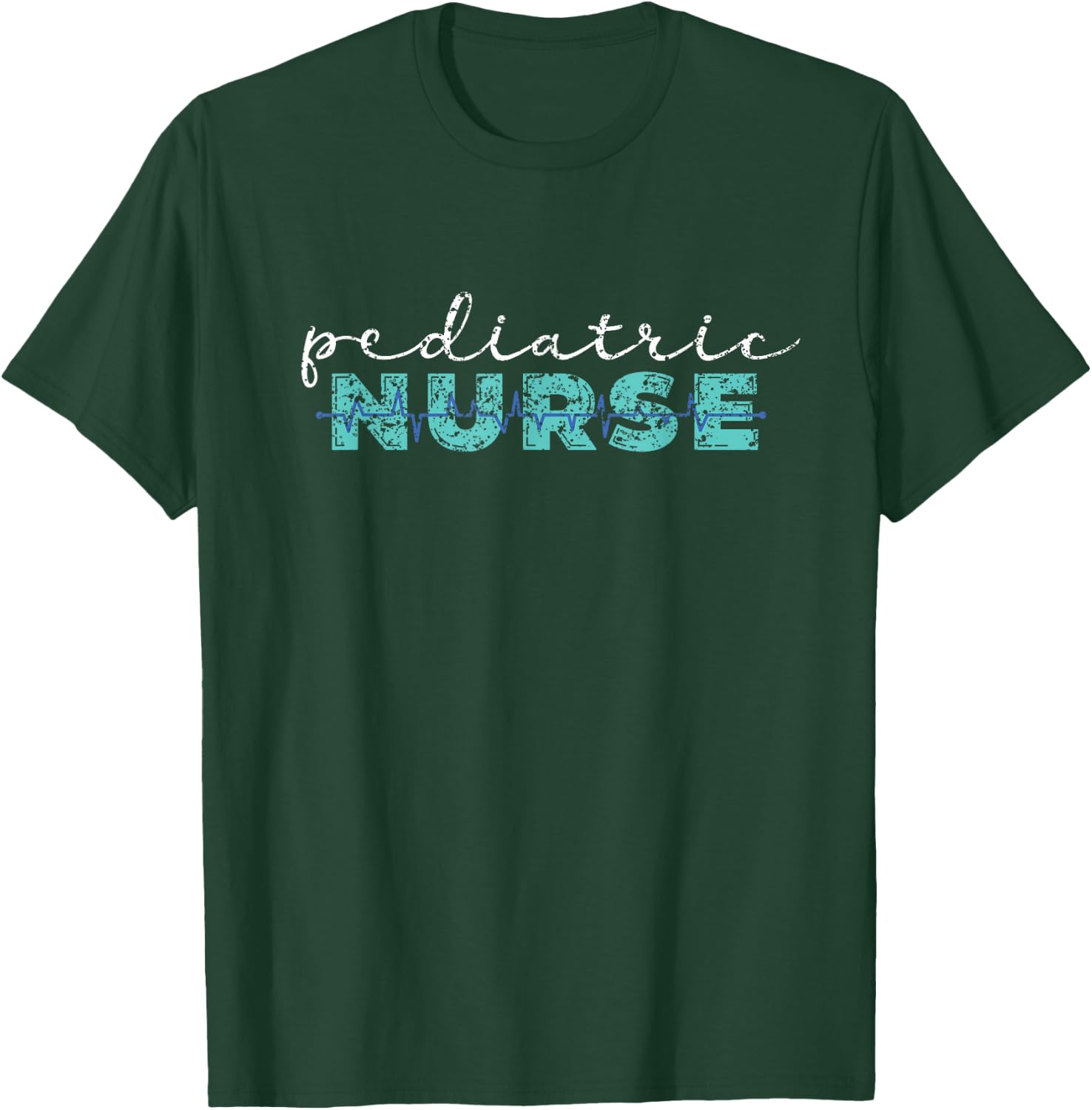 Pediatrics Nicu Pediatric Nurse Nurses Job - Women's Black Short Sleeve Letter Print - Pediatric Nursing Design, Lace Embellishment - Small T-Shirt - T-Shirt | Forest