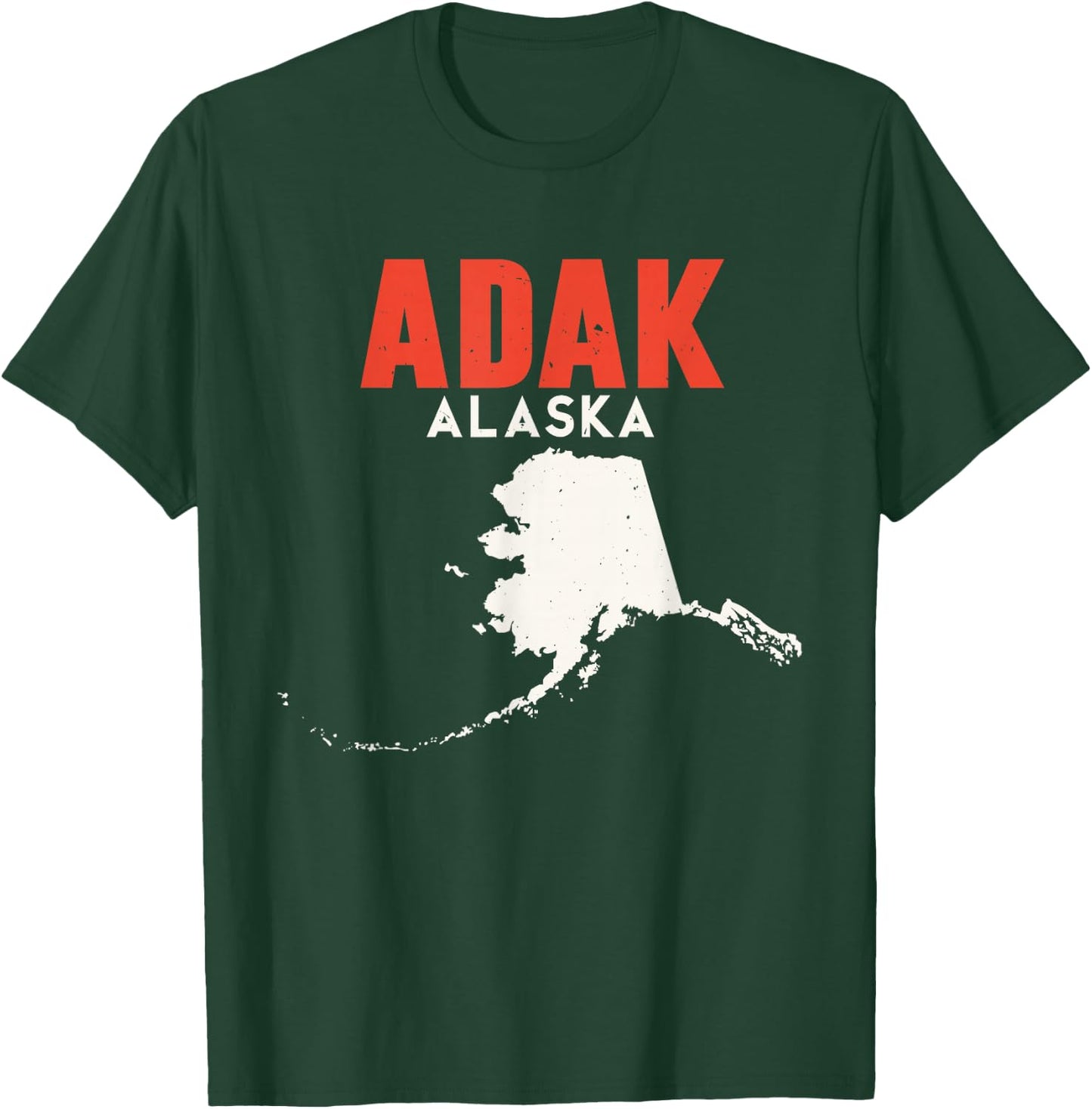 Adak Alaska USA State America Travel Alaskan T-Shirt - T-Shirt | Forest