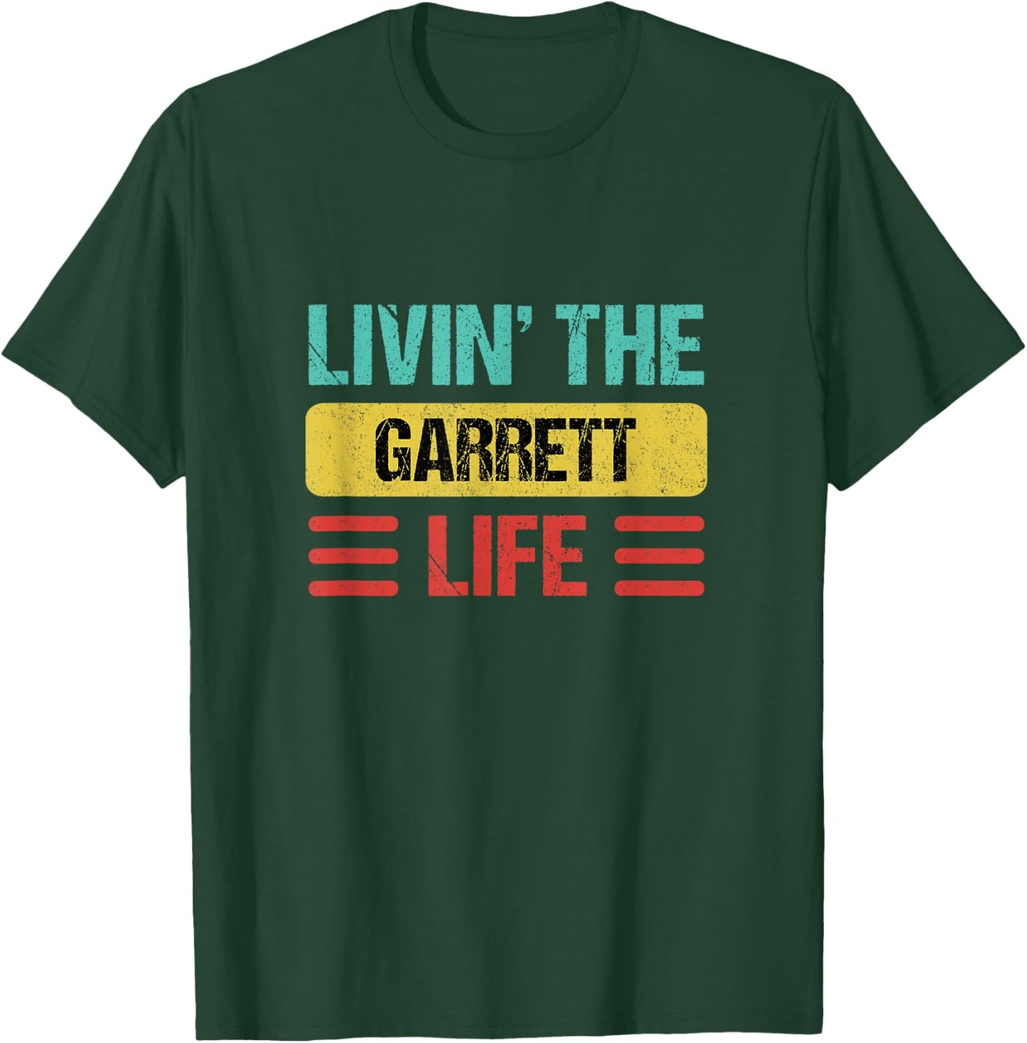 Garrett Name T-Shirt - T-Shirt | Forest