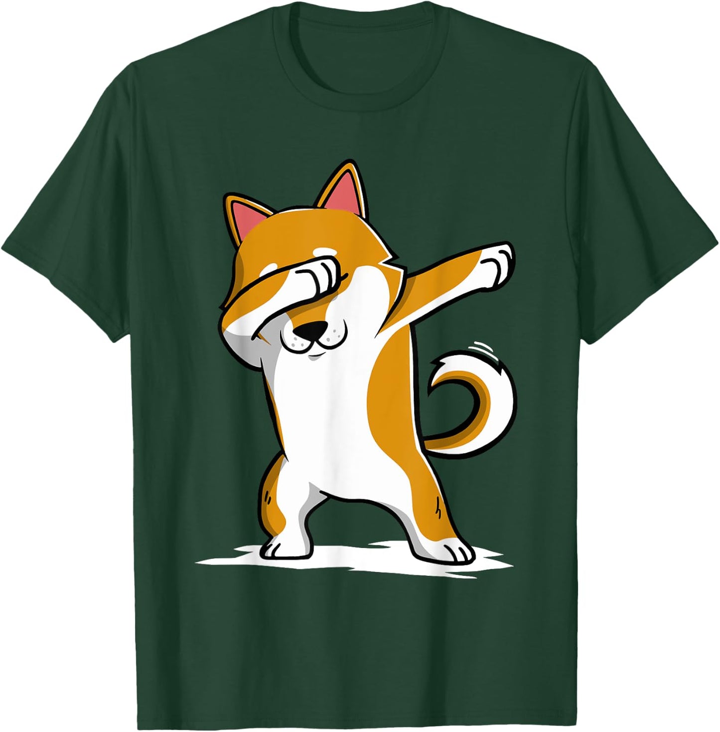 Dabbing Shiba Inu Dab Dance Dog T-Shirt - T-Shirt | Forest