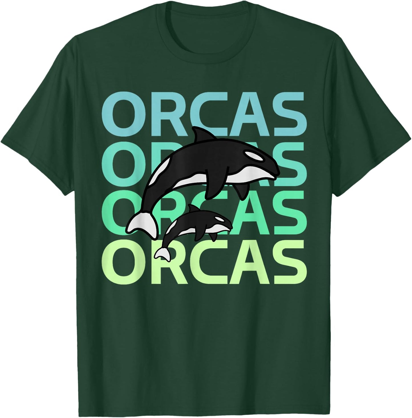 Graphic Team Orcas Protect Orca Whale sea T-Shirt - T-Shirt | Forest
