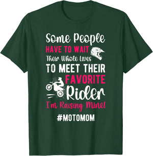Favorite Rider Moto Mom Motocross Mom Motocross Rider Mama T-Shirt - T-Shirt | Forest