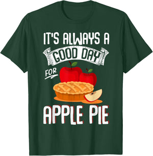 Thanksgiving Dinner Food Meal Apparel Bakery Apple Lover Apple Pie T-Shirt - T-Shirt | Forest