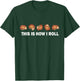Cute Hedgehog Kids This is How I Roll Hedgehog T-Shirt - T-Shirt | Forest