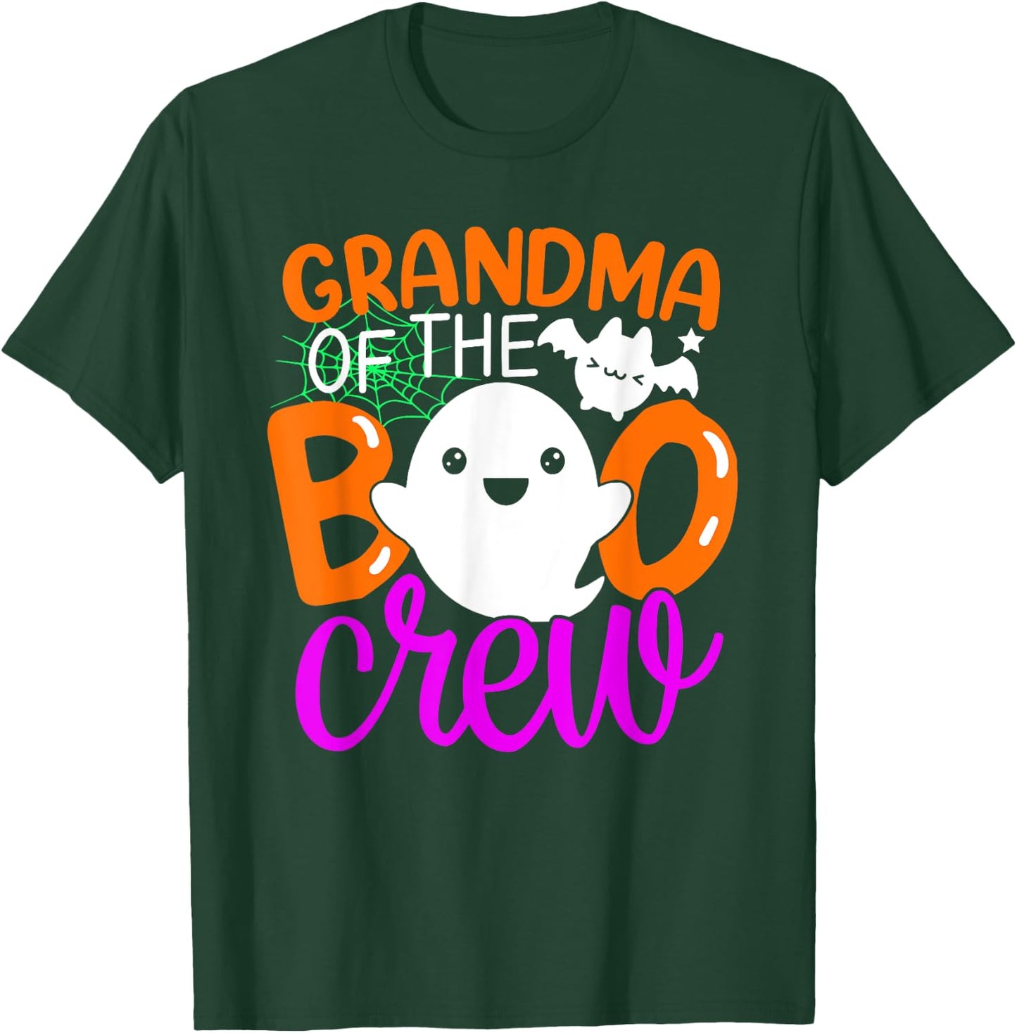 Grandma Of The Boo Crew Shirt Halloween Family Matching T-Shirt - T-Shirt | Forest