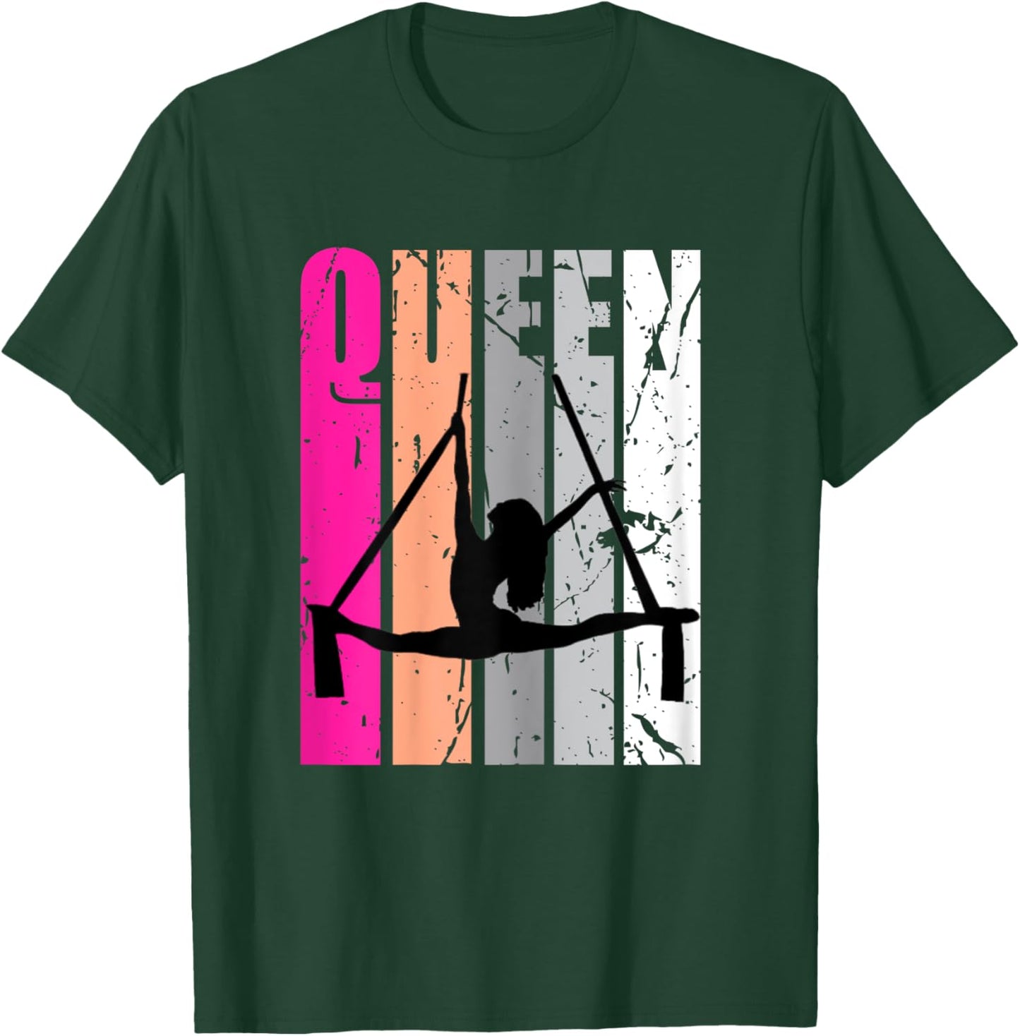 Kid Aerialist Queen Birthday Pretty Training Train Girl Fan T-Shirt - T-Shirt | Forest