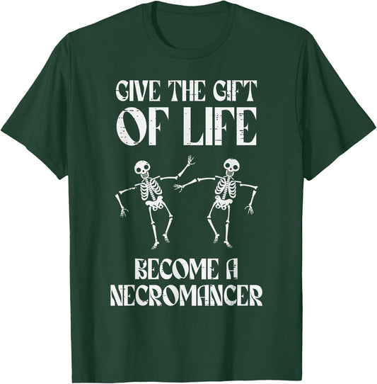 Rpg Become Necromancer Funny Gamer Boys Men Youth T-Shirt - T-Shirt | Forest