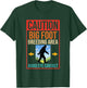 Caution Bigfoot Breeding Area Avoid Eye Contact Vintage T-Shirt - T-Shirt | Forest