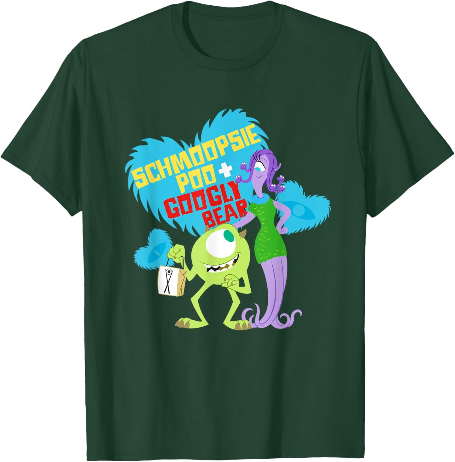 Disney and Pixar's Monsters, Inc. Schmoopsie Poo Googly Bear T-Shirt - T-Shirt | Forest