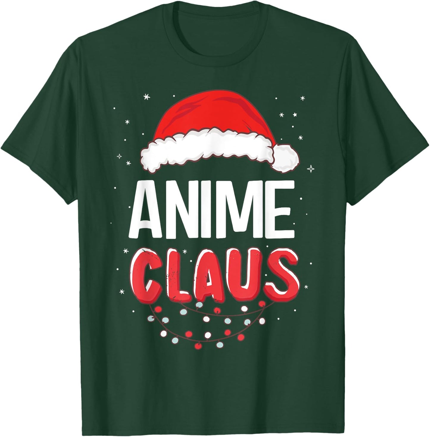 Anime Santa Claus Christmas Matching Costume T-Shirt - T-Shirt | Forest