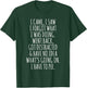 Funny Senior Citizen I Came I Saw I Forgot What I Was Doing T-Shirt - T-Shirt | Forest