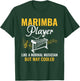 Funny Marimba Player Definition Musician Marimba Player T-Shirt - T-Shirt | Forest
