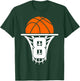 8 Years Basketball 8th Birthday T-Shirt - T-Shirt | Forest