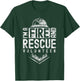 I'm A Fire And Rescue Volunteer Firefighter Voluntary T-Shirt - T-Shirt | Forest
