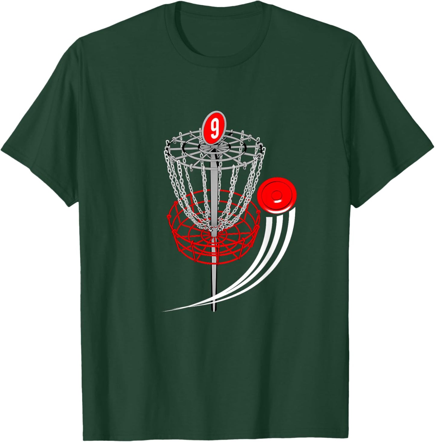 Frolf Shirt - Frisbee Golf T Shirt - Disc Golf Goal T-Shirt - T-Shirt | Forest