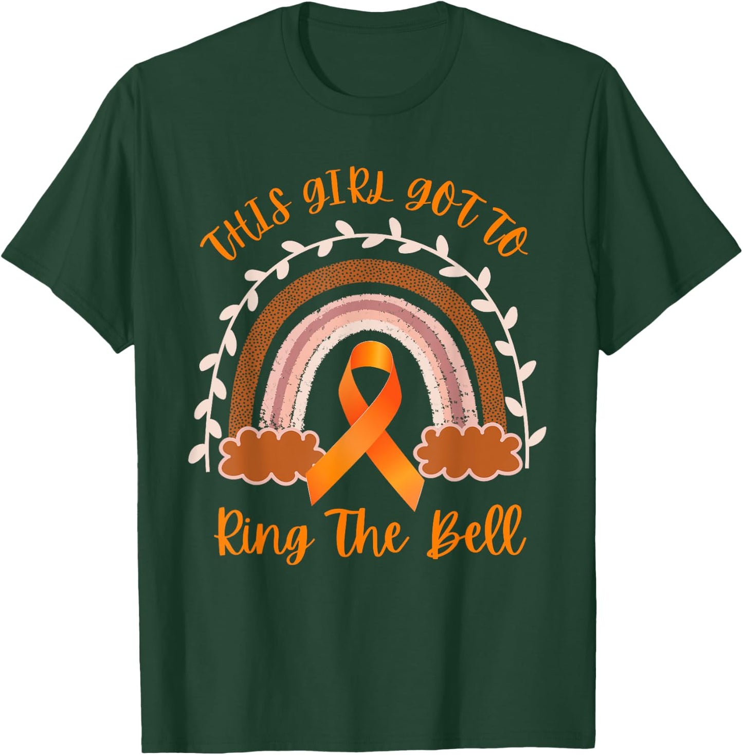 This Girl Got To Ring The Bell Leukemia Cancer Awareness T-Shirt - T-Shirt | Forest