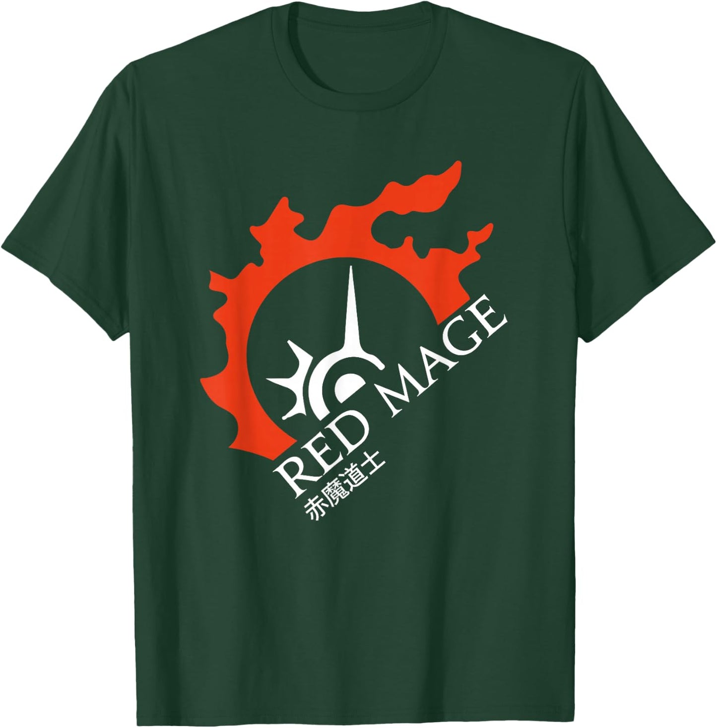 Red Mage - For Warriors of Light & Darkness T-Shirt - T-Shirt | Forest