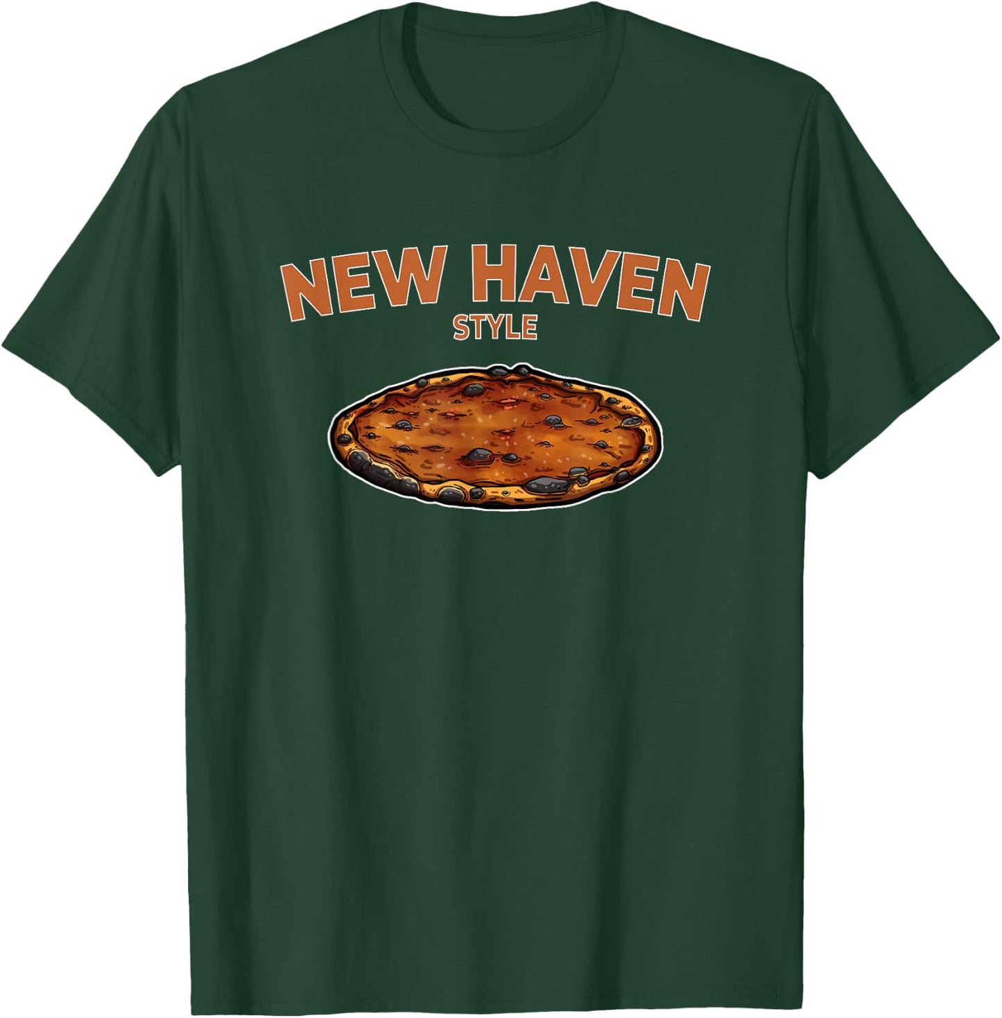 New Haven Style Pizza T-Shirt - T-Shirt | Forest