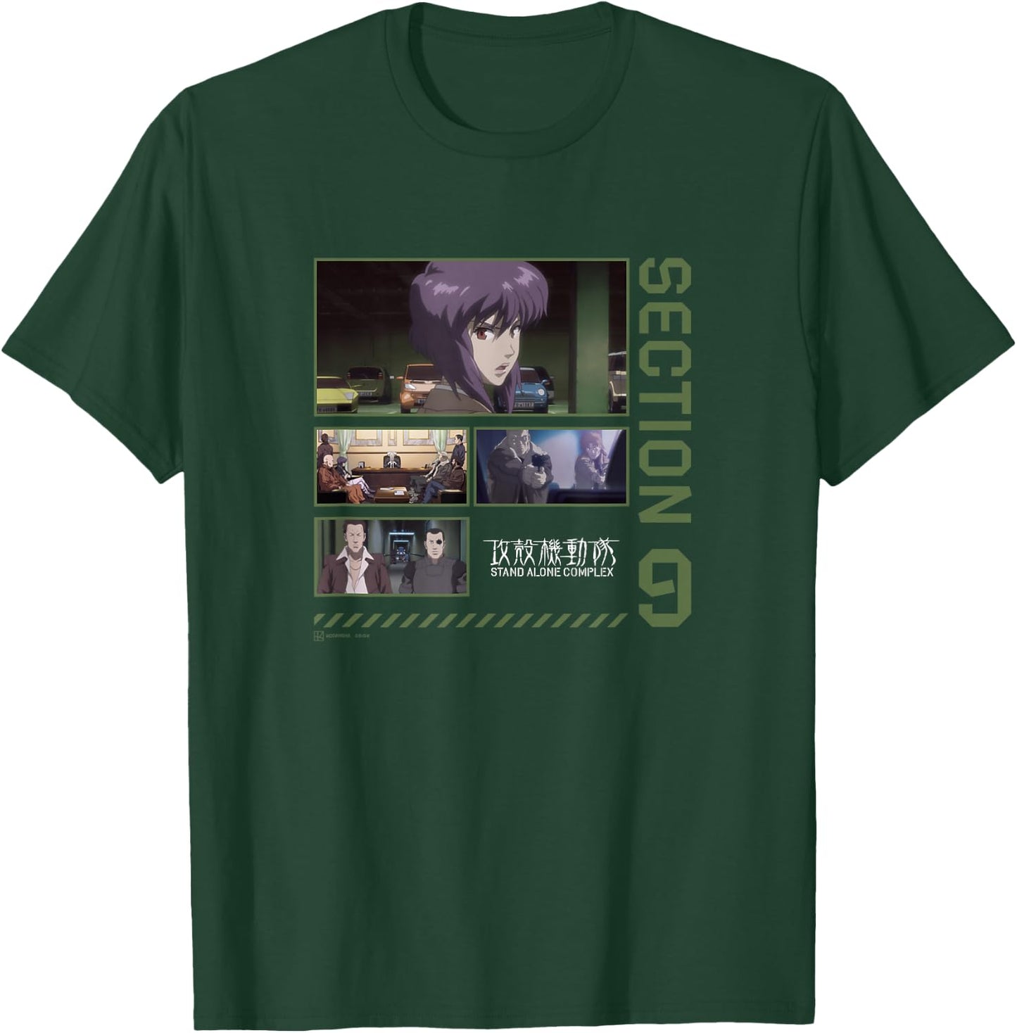 Ghost in the Shell: Stand Alone Complex Section 9 Frames T-Shirt - T-Shirt | Forest