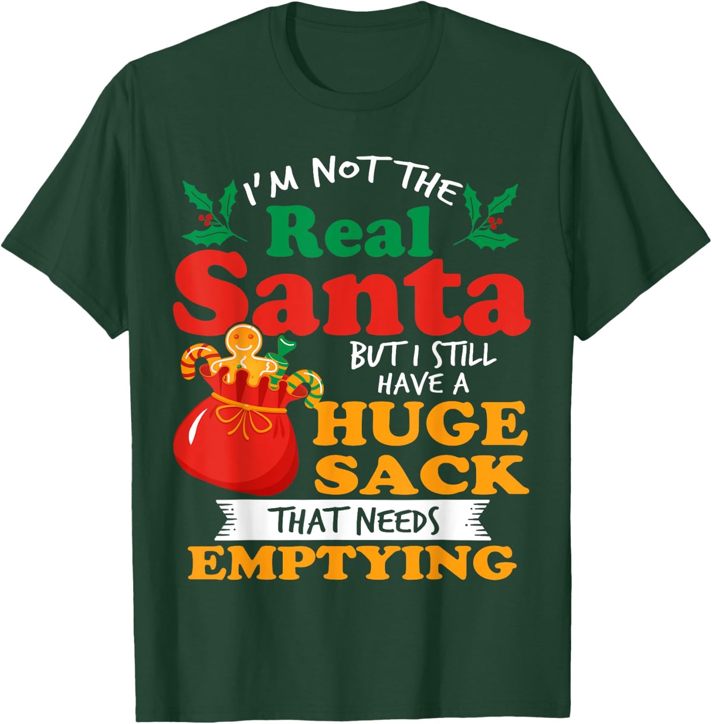 Inappropriate I have a big package for you men dirty Santa T-Shirt - T-Shirt | Forest