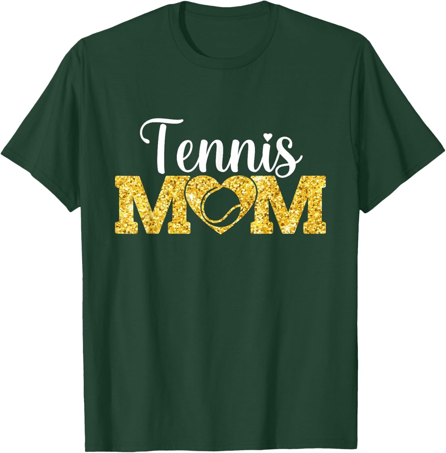 Mother's Day Tennis Mom Funny Sport Tennis Lover T-Shirt - T-Shirt | Forest