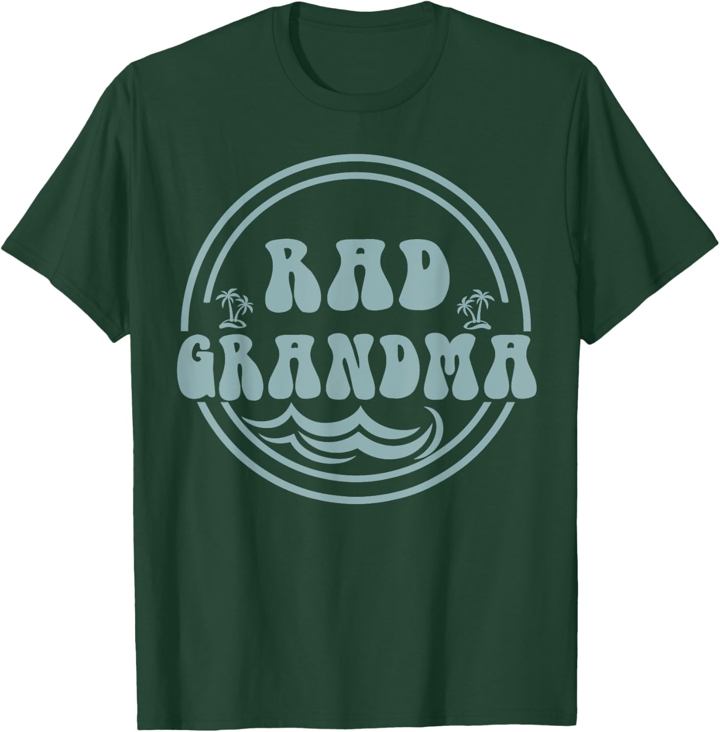 Rad Grandma Surf Matching Birthday The Big One 1st Birthday T-Shirt - T-Shirt | Forest